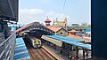 A Local Train entering into the station. View of FoB