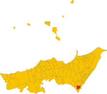 Localisation de Castelmola