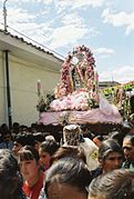 Procesión de Santa Rosa de Lima.