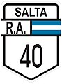 Ruta Nacional 40 en la provincia de Salta