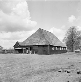 Een van de Vlaamse schuren in 1969. Foto: RCE