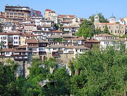 La parte vecchia di Veliko Tarnovo