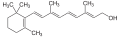 Deutsch: Struktur von all-trans-Retinol English: Structure of all-trans retinol