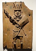 Benin plaque in the Ethnological Museum, Berlin - 069.JPG