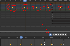 Keyframes in Blender