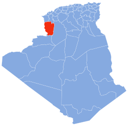 Provincia di Naâma – Localizzazione