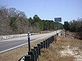 Echols County Border sign on GA SR 94