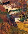 Paul Gauguin : Pêcheur et baigneurs sur l'Aven (1888)