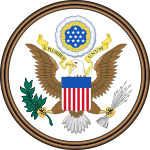 El Gran Sello de los Estados Unidos tiene también un águila como soporte.