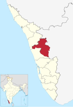 Location in Kerala