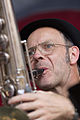 Der Basssaxophonist (Deep Schrott) auf dem TFF Rudolstadt 2014