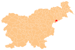 Location of the Municipality of Žetale in Slovenia