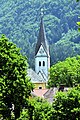 English: Church tower, north view Deutsch: Kirchturm, Nord-Ansicht