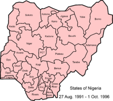 Vu 1991 bis 1996: 29 Schtààta un Abuja