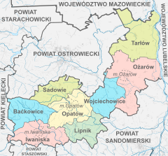 Plan powiatu opatowskiego