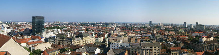 Panoramic view of southern Zagreb