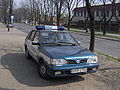 Daewoo-FSO Polonez Caro Plus in Policja livery.