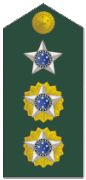 Insignia de teniente coronel del Ejército Brasileño.