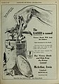 The Kaiser is canned (1919 advertisement)