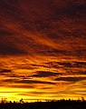 Desert Storm approaches at Sunrise