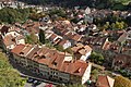 Het oude stadsgedeelte van Fribourg