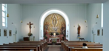 Wien - Klinik Ottakring - Krankenhauskirche St. Kamillus 4 - Langhaus.jpg