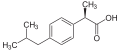 Deutsch: Struktur von (R)-Ibuprofen English: Structure of (R)-ibuprofen