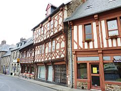 Maisons à pans de bois rue Ernest Renan.