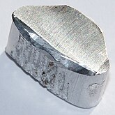 Anaco de aluminio, 2.6 grams, 1 x 2 cm.