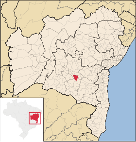 Kart over Ituaçu