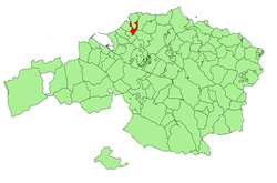 Location o Plentzia in Biscay.