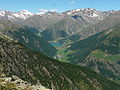 Fineilspitze im Schnalskamm aus dem Schnalstal (from S)