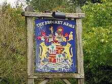 Brocket Arms sign, Ayot St Lawrence.jpg