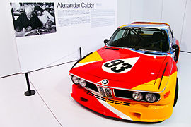 3.0 CSL из 1975; уметнички ауто Александера Колдера