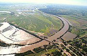 Rulo during the 2011 Missouri River floods