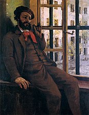 Autoportrait à Sainte-Pélagie, 1872.