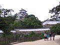 Himeji castle on an angle