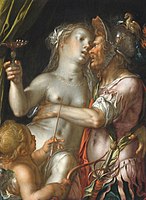 Venera, Mars i Kupid, Joachim Wtewael, oko 1610.