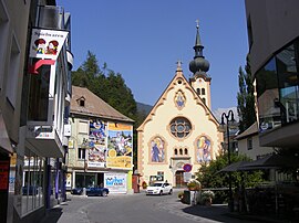 Saint John's Church in Imst in August 2011