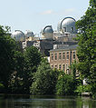 The second building to house the Leiden Observatory, during restoration (2010).