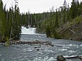 Lewis Falls on the Lewis River, Yellowstone National Park, Wyoming