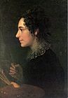 Marie Ellenrieder, autoretrat (1819). Una artista alemanya religiosa, fou la primera dona a entrar a l'acadèmia de Múnic.