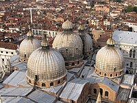 Les dômes de la cathédrale Saint-Marc de Venise