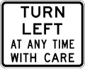 (A40-2) Left Turn At Any Time With Care