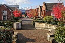 Gardens and artwork on Bartley Wilson Way