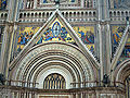 Middle : Assumption of Mary in Glory; on the sides; the Apostles (over the central portal)