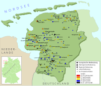 Karte der geographischen Verbreitung