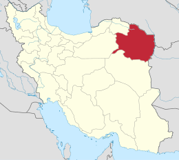 Razavi Khorasan – Localizzazione