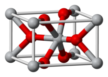 The unit cell of rutile