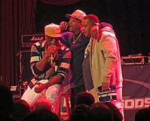 Schooly D amb Chuck D a The House of Blues, a Chicago.